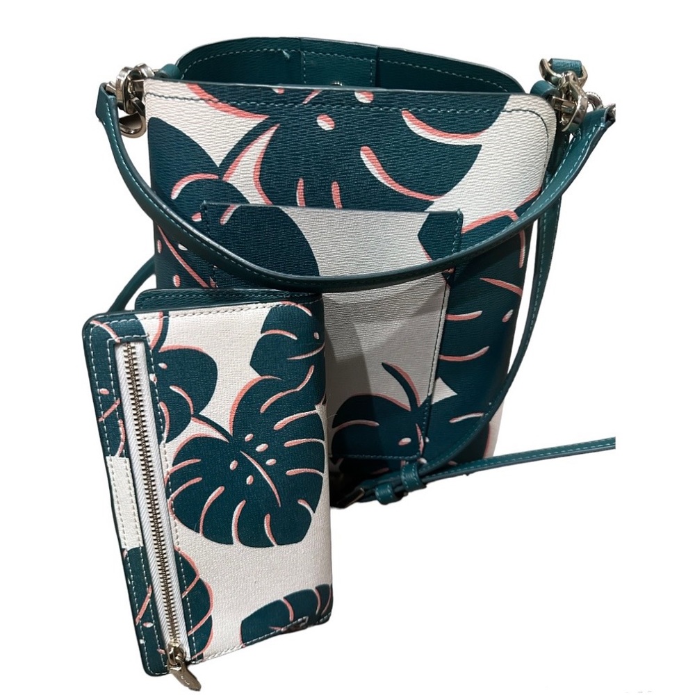 Kate Spade Monstera Purse & Wallet SET